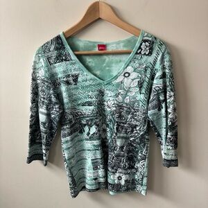 Glima Y2K Graphic Quarter Sleeve